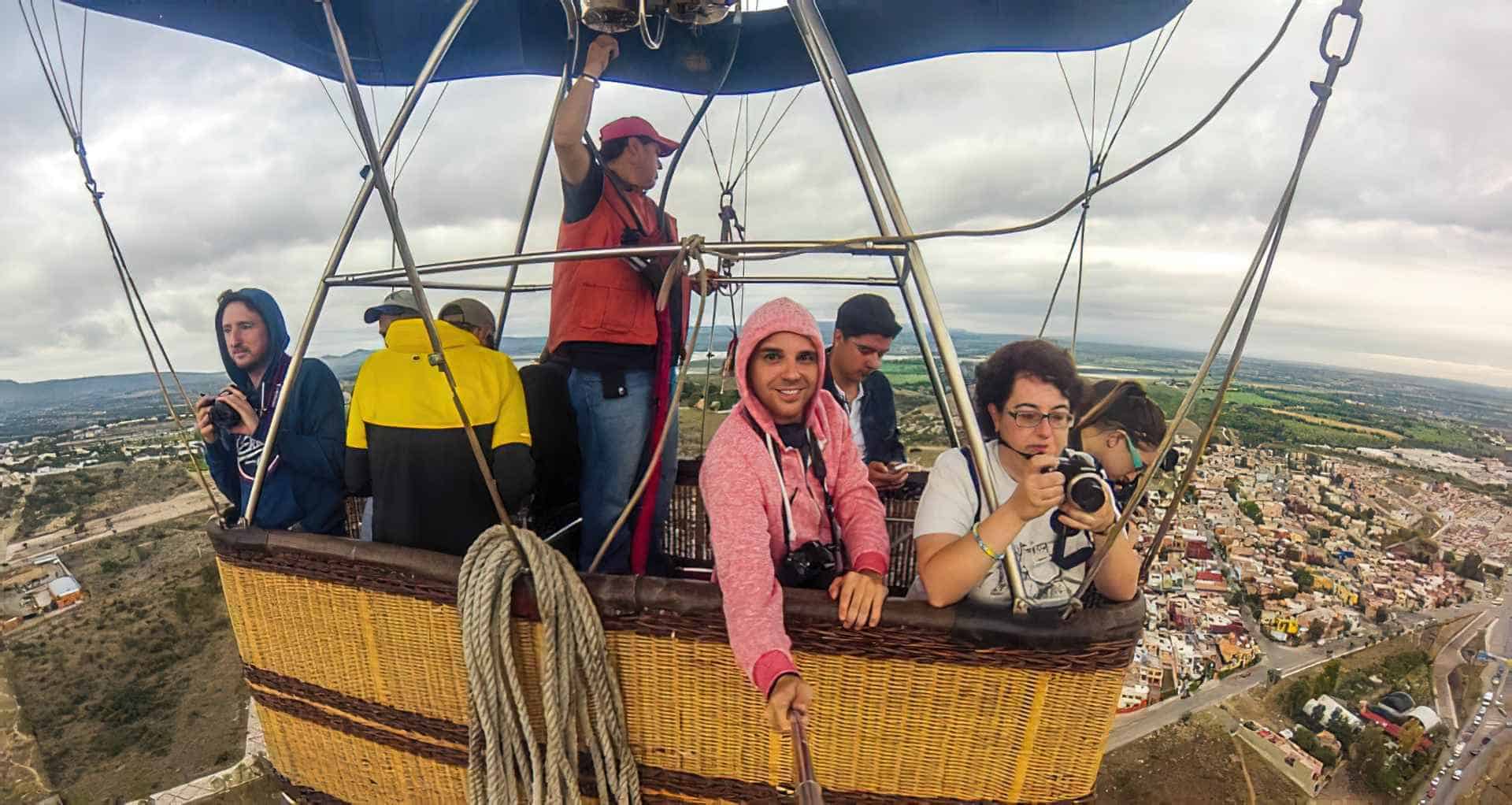 Volar en globo en San Miguel de Allende