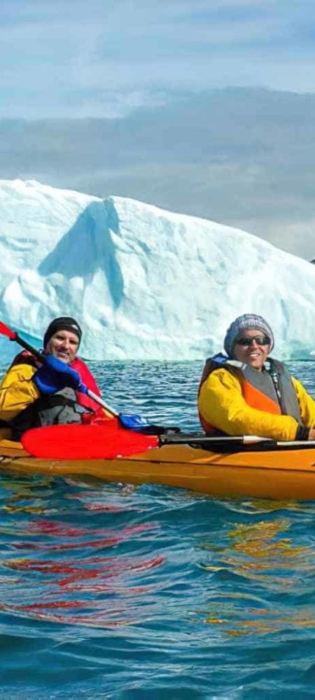 Kayak en la Bahía de los Icebergs