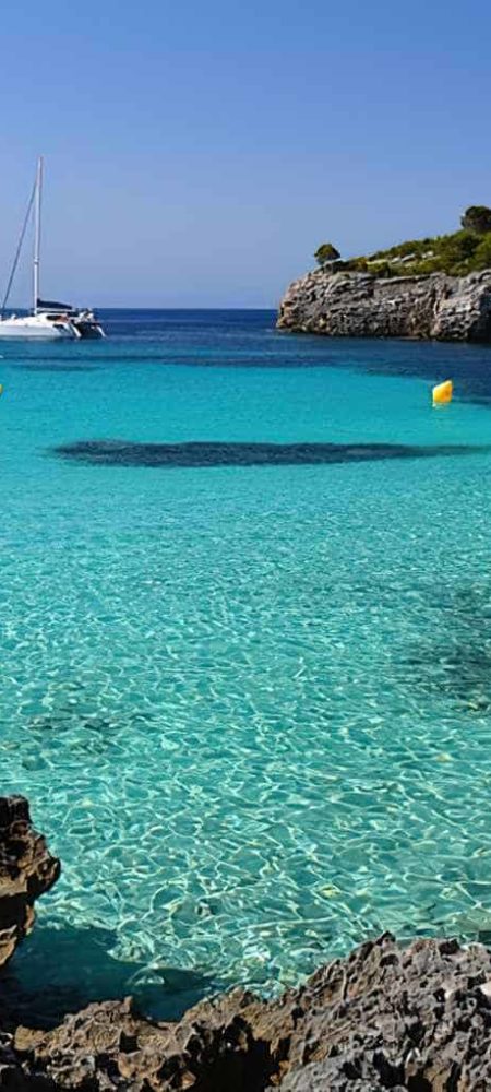 Cala Turqueta en Menorca, con la que todo el mundo sueña