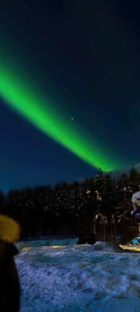 Auroras boreales en Finlandia (y visita al Snow Village)