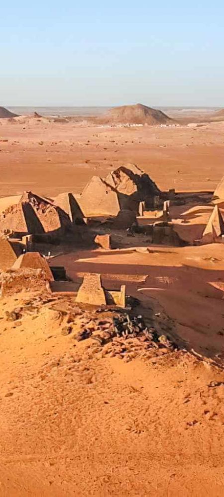 Meroe, las pirámides de una civilización olvidada en Sudán