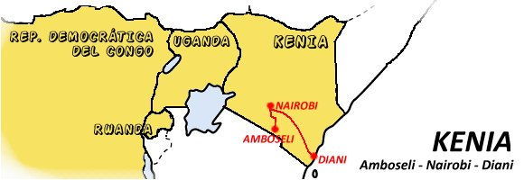 Amboseli, avion, Diani, Kenia, mochilero, Mombasa, playa, playas, por libre, safarilink, vuelo