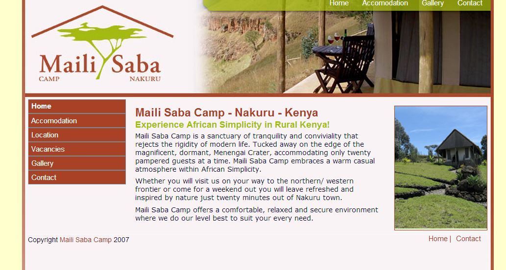 alojamiento, camp, Kenia, Maili Saba Camp, mochilero, por libre
