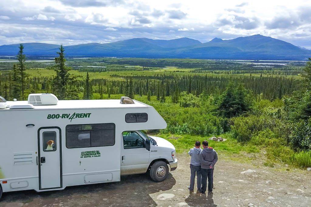 Alaska, autocaravana, Cantwell, Denali Highway, Estados Unidos, Paxson, por libre, ruta en coche, viaje con amigos