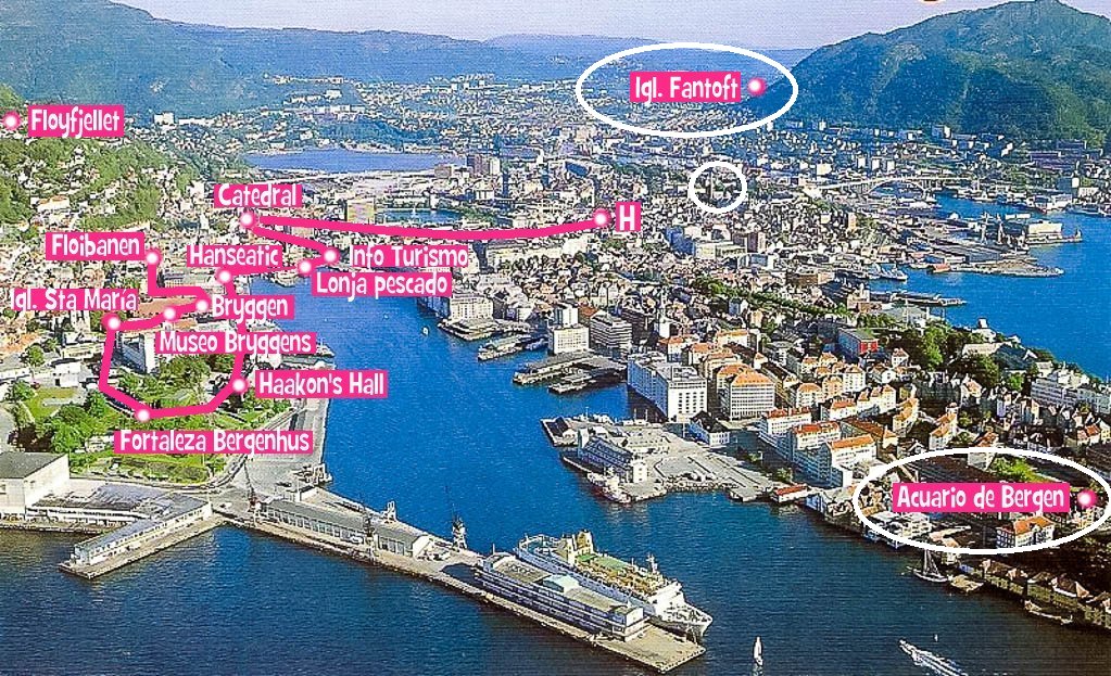 Bergen, Fanftoft, Fiordos Noruegos, Noruega, por libre, viaje en pareja