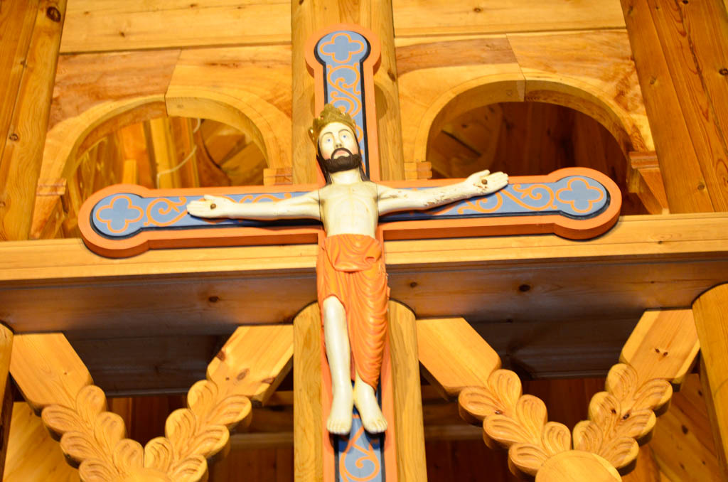 Fantoft, la iglesia de madera de Bergen en Noruega