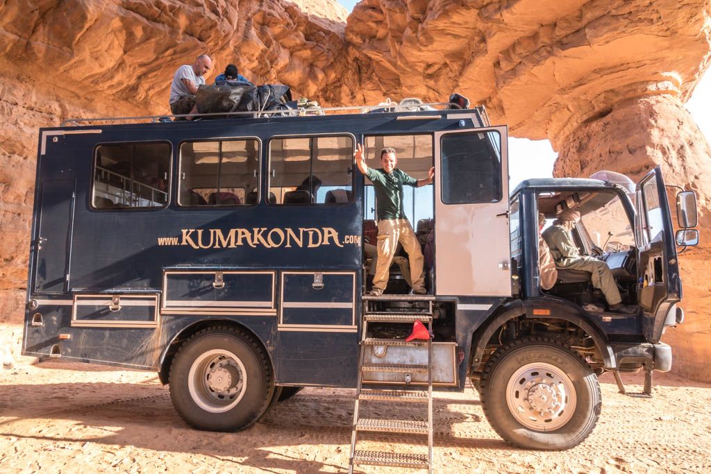 agencia especializada, B'ir Kora, Chad, Cinco Arcos, Ennedi, viaje en camión, viaje solo