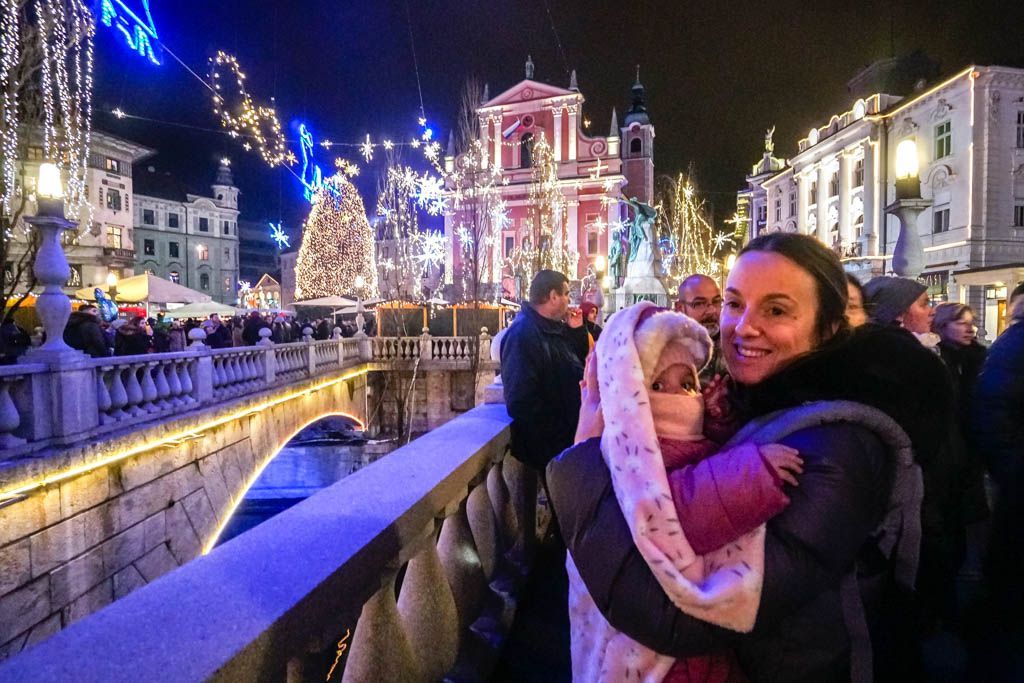 año nuevo, Eslovenia, Ljubljana, Navidad, Nochevieja, por libre, ruta en coche, viaje en familia