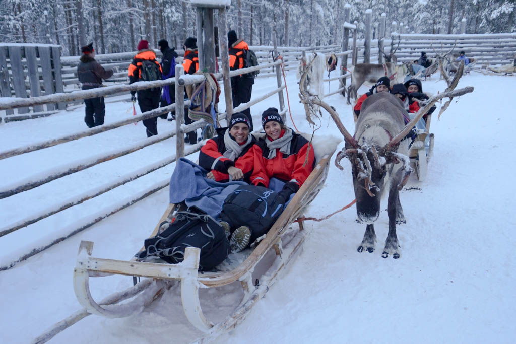 finlandia, historia, laponia, papa noel, por libre, Rovaniemi, Santa Claus Village, Santa Park, trineo de renos, viaje en pareja