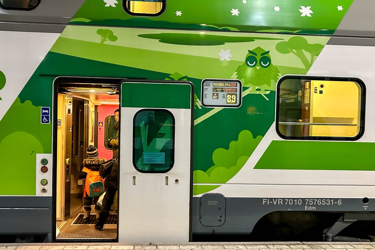 finlandia, Helsinki, laponia, Polar Express, por libre, que ver, Rovaniemi, ruta, Santa Claus Express, tren, viaje en familia