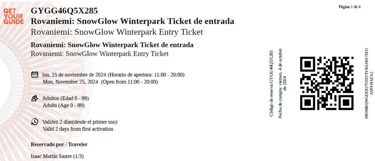 atracciones, finlandia, invierno, laponia, por libre, que ver, Rovaniemi, ruta, SnowGlow Winterpark, temático, tren, viaje en familia