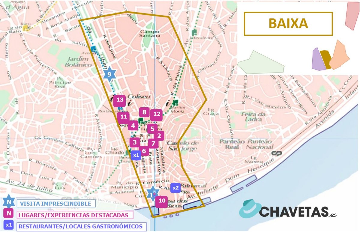 Arquivo de mapa turístico - Bem Vindo a Lisboa