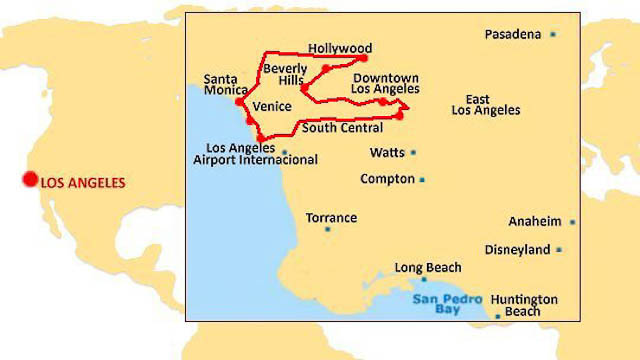 Beverly, Estados Unidos, Hollywood, Los Angeles, mochilero, por libre, Rodeo Drive, Santa Monica, viaje en pareja, vuelo