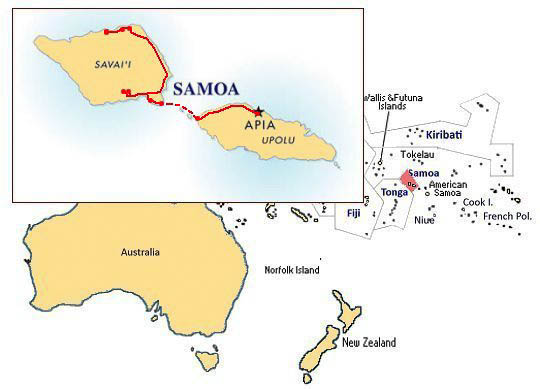 Afio Mai, Afu Aau, mochilero, por libre, Pulemelei, Samoa, Savai'i, viaje en pareja
