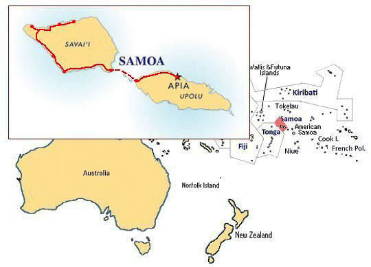 Apia, blowholes, Falealupo, mochilero, por libre, puente colgante, Samoa, Savai'i, Upolu, viaje en pareja