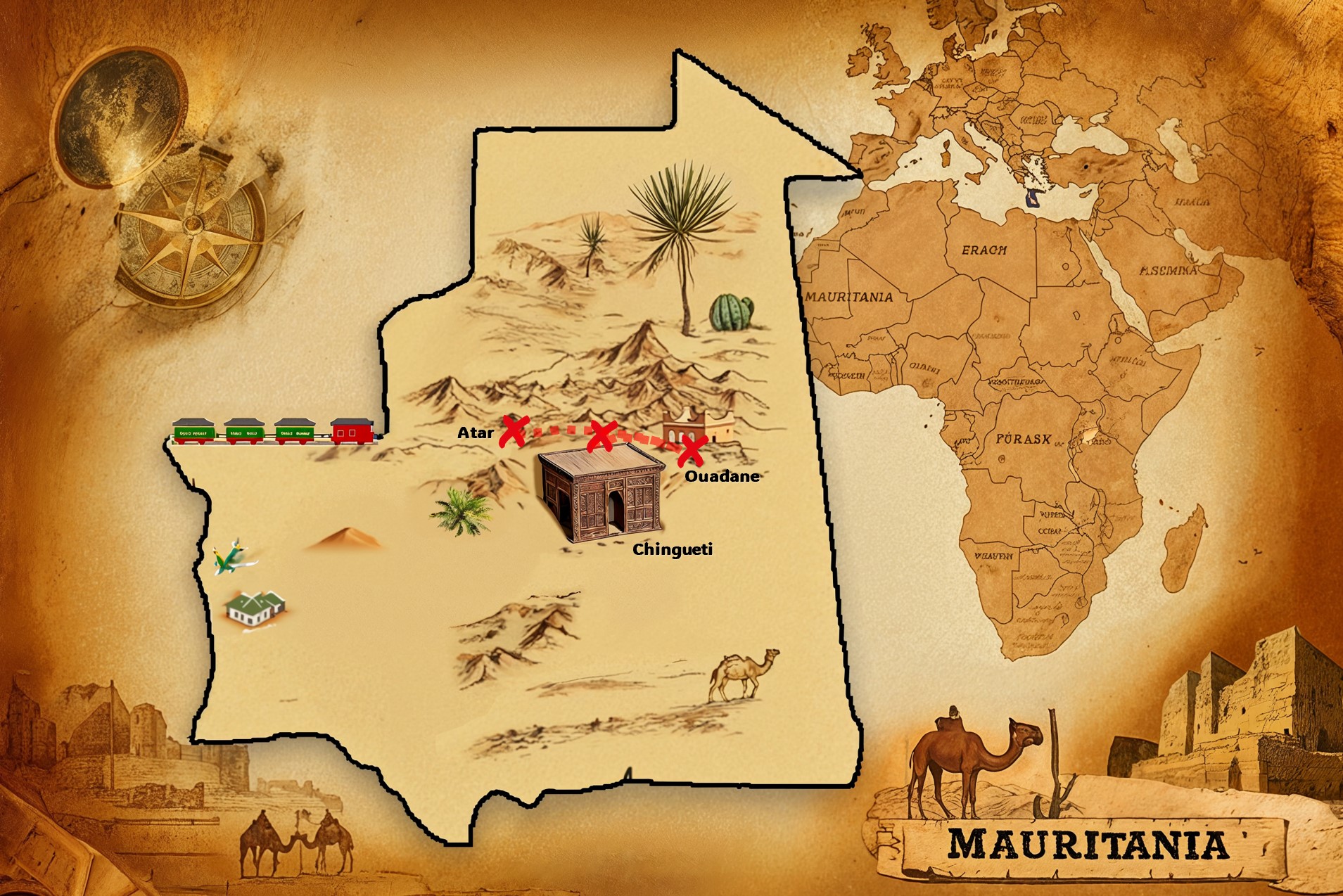 agencia especializada, Atar, Aventura, bibliotecas, Chinguetti, expedición, Mauritania, Ouadane, que ver, ruta, Viaje, viaje solo, visitas