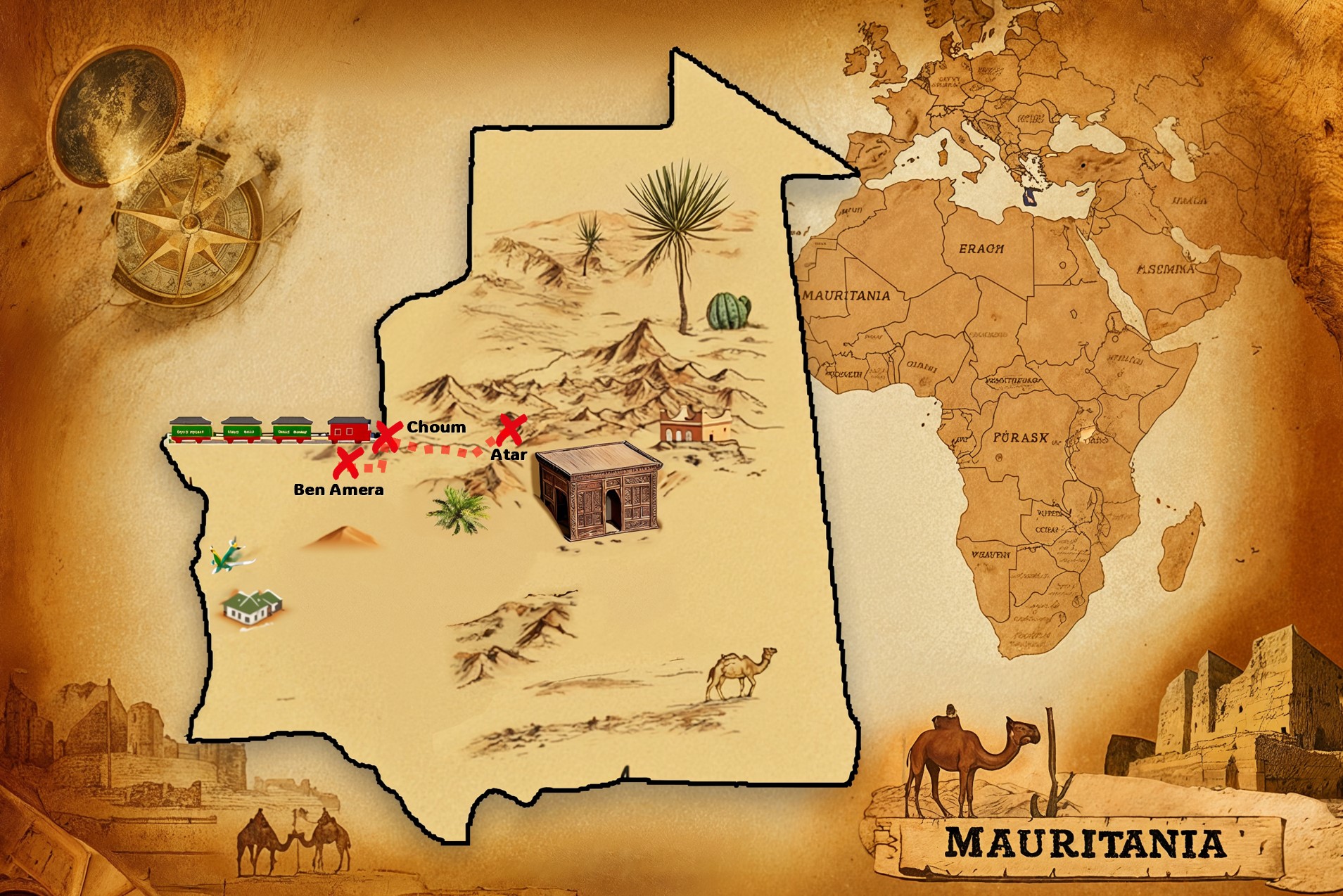 agencia especializada, Atar, Aventura, Ben Amera, choum, expedición, Mauritania, que ver, ruta, Viaje, viaje solo