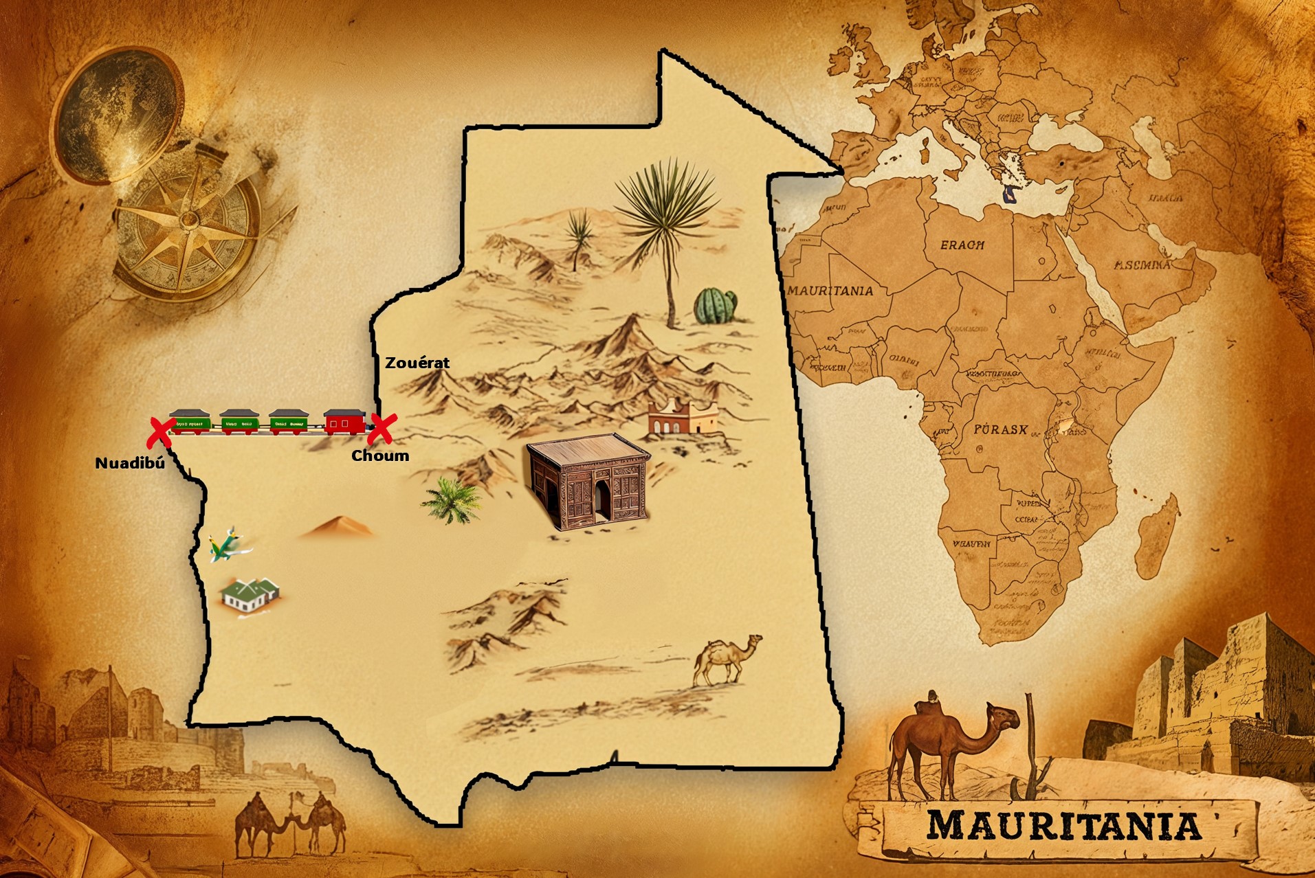 agencia especializada, Aventura, choum, expedición, Mauritania, Nuadibú, que ver, ruta, tren de hierro, Viaje, viaje solo