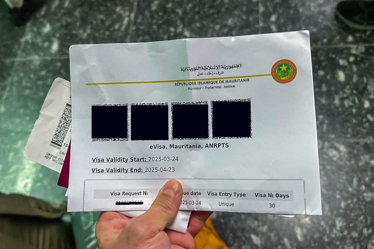 agencia especializada, documentación, evisa, gestión, Mauritania, problemas, requisitos, tramites, Viaje, visado