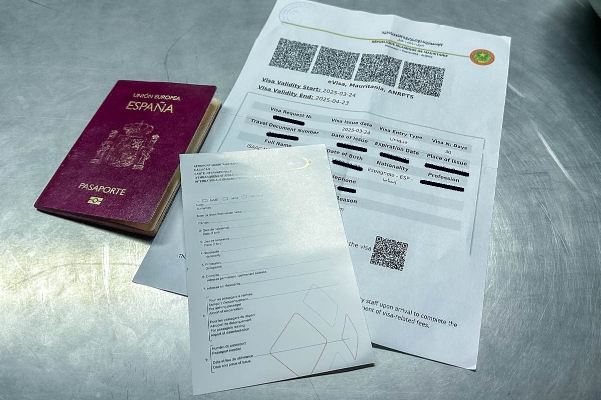 agencia especializada, documentación, evisa, gestión, Mauritania, problemas, requisitos, tramites, Viaje, visado