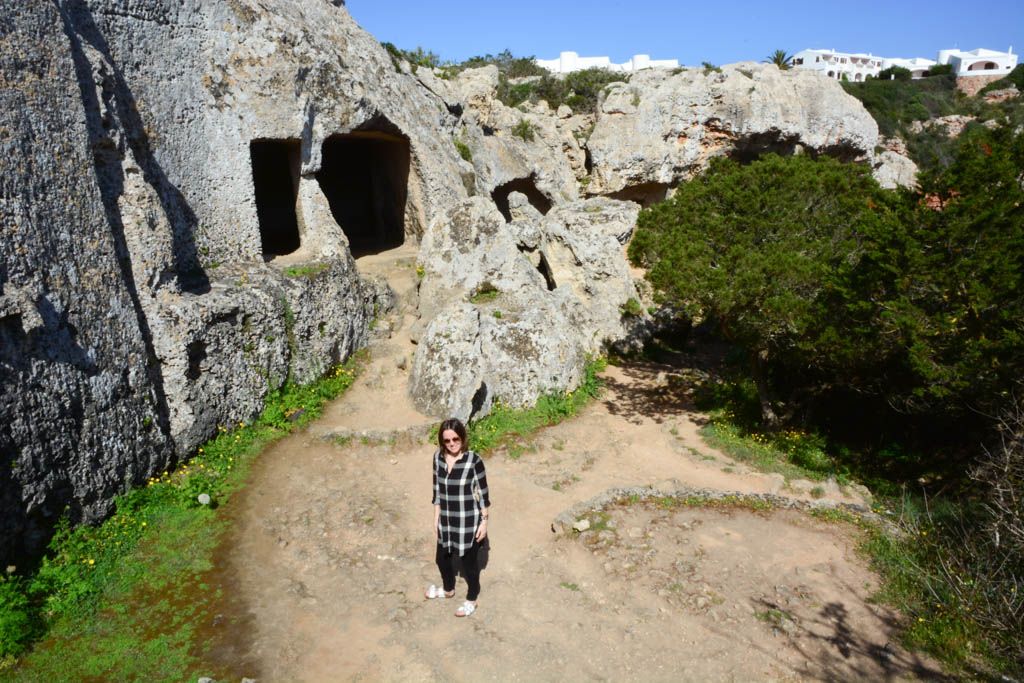 Baleares, Cala Morell, calas, Menorca, Necropolis, playa, por libre, prehistoria, que hacer, visita