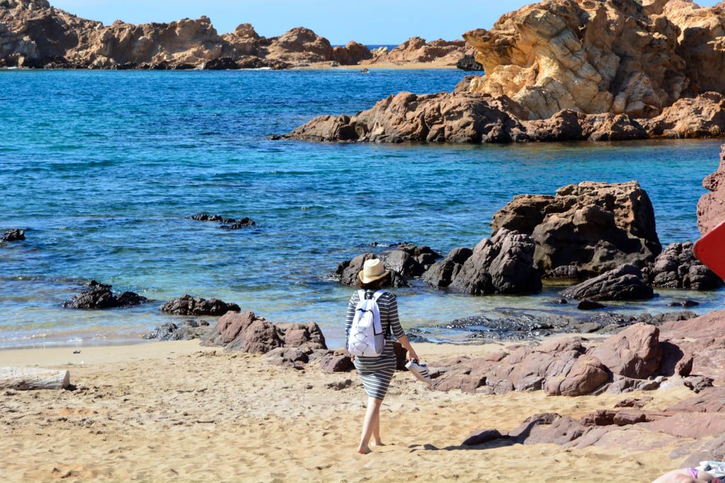 Baleares, cala, Menorca, playa, por libre, Pregonda, que hacer, visita