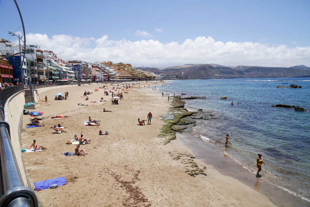 gran canaria, kayak transparente, Las Canteras, Las Palmas, mejores playas, playa, snorkel, urbana