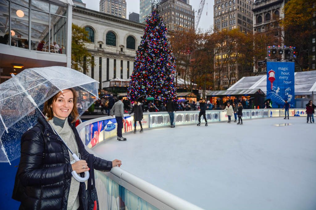 encendido del árbol, Estados Unidos, Manhattan, mercadillos, Navidad, nueva york, patinaje, por libre, rutas, viaje en pareja