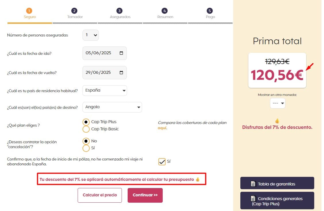 ahorro, bono, chapka, cupón, descuento, Promoción, seguro de viajes