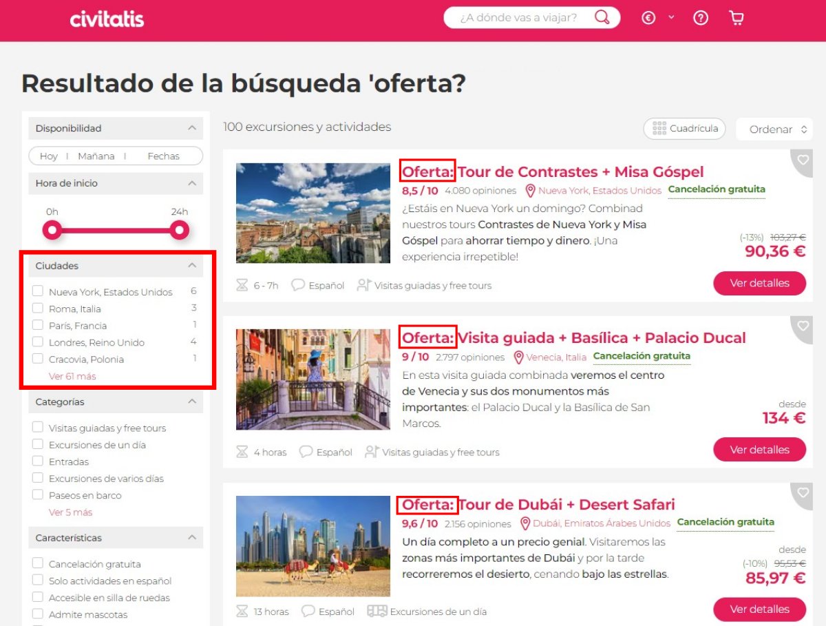 actividades, ahorro, bono, civitatis, código, cupón, descuento, excursiones, Promoción, tours