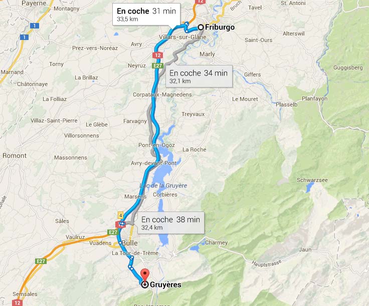 Chillón, coche de alquiler, Friburgo, Gruyeres, Interlaken, Montreux, por libre, Suiza