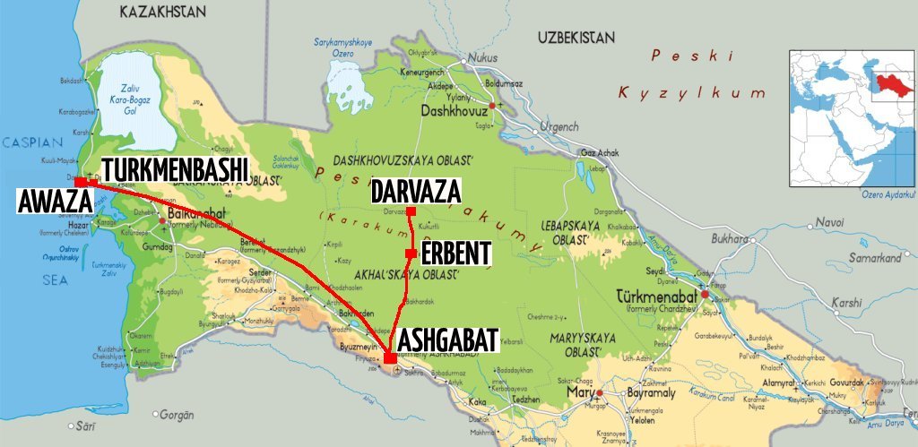 agencia especializada, Ashgabat, Asjabad, Awaza, Bokurdak, Erbent, Turkmenbashi, Turkmenistan, viaje en pareja